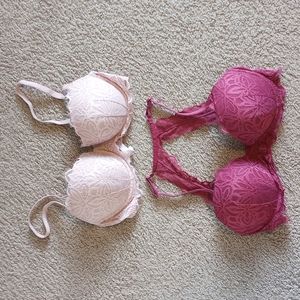2 VS Pink Bras 36D